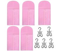 Bolsa de almacenamiento para extensiones de cabello, bolsa de almacenamiento de cabello con colgador, múltiples soportes portátiles para extensiones de cabello, organizador de pelucas a prueba de