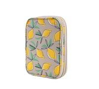 Bolsa de almacenamiento para hilo vacía Empty Knitting Needles Case Travel Storage Organizer Bag For Circular And Other Accessories Kit para madejas de Hilo, Ganchos de Ganchillo(Yellow)