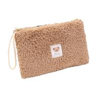 Bolsa de almacenamiento para lápices labiales de alta capacidad con diseño de oso IconTravel para mujeres, kits de maquillaje, carteras, estuches para lápices, A2, 20.0*15.0*1.0