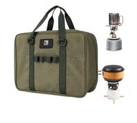 Bolsa de almacenamiento para macetas de camping - Bolsa de viaje organizador de utensilios de cocina, bolsa para utensilios de cocina de gran capacidad con cremallera bidireccional, bolsa de voy