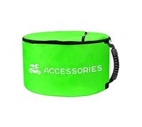 Bolsa de Almacenamiento para Manguera de, Impermeable, contenedor portátil con Doble Cremallera para Herramientas de residuos, Remolque, Camping, Cables eléctricos, Green, Refer to