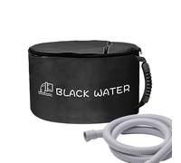 Bolsa de Almacenamiento para Manguera de, Impermeable, contenedor portátil con Doble Cremallera para Herramientas de residuos, Remolque, Camping, Cables eléctricos, Black, Refer to