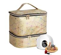 Bolsa de almacenamiento para manicura, con mango resistente, para 30 | Estuche de transporte de esmalte de uñas de gran capacidad para mujeres laca de gel