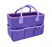 Bolsa de almacenamiento para manualidades, carpeta de archivos de escritorio, organizador de almacenamiento con múltiples bolsillos, bolsa de mano con placa de soporte base, plegable para suministros