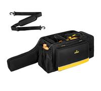 Bolsa de almacenamiento para motosierra, impermeable, plegable, compatible con Greenworks, Dewalt 25/30 cm y motosierras inalámbricas, color negro y amarillo (solo bolsa)