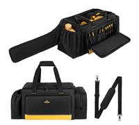 Bolsa de almacenamiento para motosierra, impermeable, plegable, compatible con Greenworks, Dewalt, EGO Power+ 35/40/45 cm y motosierras inalámbricas, color negro (solo bolsa)