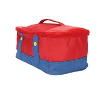 Bolsa de almacenamiento para Nintendo Switch con temática de Mario, cierre de doble cremallera, compatible con el mando Dock Pro, fabricada con
