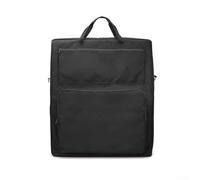 Bolsa de almacenamiento para panel solar Jackery 100 W, funda acolchada impermeable con asas dobles y correa para el hombro, se adapta a 2 paneles, color negro, 55 x 63 cm