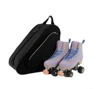 Bolsa de almacenamiento para patines de ruedas compatible con patines en línea, resistente al agua y al sudor, 40 x 40 x 24 cm, bolsa de nailon ligera con clip para etiqueta de nombre, múltiples