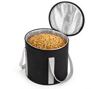 Bolsa de almacenamiento para pellets de madera de 20 lb - Contenedor impermeable para parrillas y ahumadores - Mantiene los pellets secos - Almacenamiento portátil para combustible de barbacoa al aire