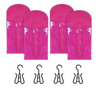 Bolsa De Almacenamiento Para Peluca De 4 Piezas Y Gancho De 4 Piezas, Bolsa Para El Polvo De La Peluca, Bolsa Para Colgar La Peluca, Bolsa Impermeable Para La Peluca