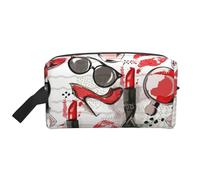 Bolsa de almacenamiento para perfumes, cosméticos, artículos de tocador, bolsa de papelería, bolsa de viaje, bolsa de almacenamiento diario, White, Talla única