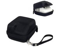 Bolsa de almacenamiento para Polaroid Go, bolsa organizadora para cámara, resistente a los arañazos y a las caídas, bolsa para accesorios de cámara, funda rígida y portátil de transporte, negro