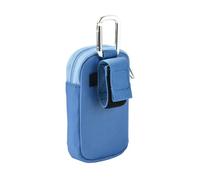 Bolsa de almacenamiento para reproductores de MP3 y MP4, funda protectora con mosquetón, portátil, para reproductor de música