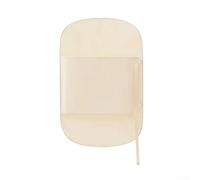 Bolsa de almacenamiento para ropa, organizador grande de ropa de tela para chaquetas de invierno y plumón, solución de almacenamiento plegable a prueba de polvo para el hogar y viajes (beige)