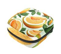 Bolsa de almacenamiento para sanitarios, soporte para almohadillas de lactancia, bolsas menstruales con cremallera, melón 450, organizador de tampones femeninos