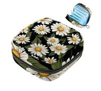 Bolsa de almacenamiento para sanitarios, soporte para almohadillas de lactancia, bolsas menstruales con cremallera, Daisy-450, organizador de tampones femeninos