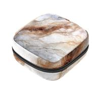 Bolsa de almacenamiento para sanitarios, soporte para almohadillas de lactancia, bolsas menstruales con cremallera, textura de mármol-450 femenina, organizador de tampones