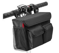 Bolsa de Almacenamiento para Scooter de Movilidad | Con Bolsillo Para Portátil Y Portavasos - Bolsa Organizadora Multifuncional Para Motocicleta De Transporte Para Viajes En Carretera Y Vacaciones