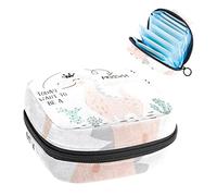 Bolsa de almacenamiento para servilletas sanitarias, bolsa de almacenamiento portátil para servilletas sanitarias, dinosaurios, cactus princesas, Varios colores, 4.7x6.6x6.6 in/12x17x17 cm