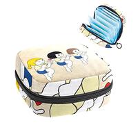 Bolsa de almacenamiento para servilletas sanitarias, bolsa de almacenamiento portátil para servilletas sanitarias, We Are Girls-5, Varios colores, 4.7x6.6x6.6 in/12x17x17 cm
