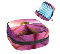 Bolsa de almacenamiento para servilletas sanitarias, bolsa de almacenamiento portátil para servilletas, campo de lavanda, Varios colores, 4.7x6.6x6.6 in/12x17x17 cm