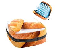 Bolsa de almacenamiento para servilletas sanitarias, bolsa de almacenamiento portátil para servilletas sanitarias, pan, Varios colores, 4.7x6.6x6.6 in/12x17x17 cm