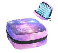 Bolsa de almacenamiento para servilletas sanitarias, bolsa de almacenamiento portátil para servilletas sanitarias, increíble estrella espacial galaxia, Varios colores, 4.7x6.6x6.6 in/12x17x17 cm