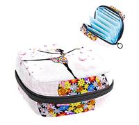 Bolsa de almacenamiento para servilletas sanitarias, bolsa de almacenamiento portátil para servilletas sanitarias, chica bailarina, Varios colores, 4.7x6.6x6.6 in/12x17x17 cm