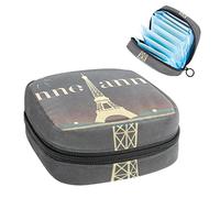 Bolsa de almacenamiento para servilletas sanitarias, bolsa de almacenamiento portátil para servilletas sanitarias, Bonne Annee, Varios colores, 4.7x6.6x6.6 in/12x17x17 cm