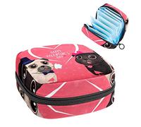 Bolsa de almacenamiento para servilletas sanitarias, bolsa de almacenamiento portátil para servilletas sanitarias, feliz día de San Valentín, Varios colores, 4.7x6.6x6.6 in/12x17x17 cm