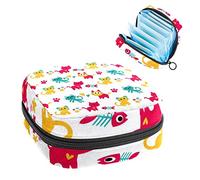 Bolsa de almacenamiento para servilletas sanitarias, bolsa de almacenamiento portátil para servilletas, gatos lindos, Varios colores, 4.7x6.6x6.6 in/12x17x17 cm