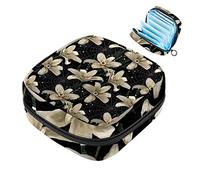 Bolsa de almacenamiento para servilletas sanitarias, bolsa de copa menstrual, bolsa de viaje para niñas, organizador de almohadillas sanitarias, lirios de terror, arañas, telarañas, ojos