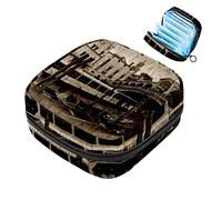 Bolsa de almacenamiento para servilletas sanitarias, bolsa de copa menstrual para niñas, de gran capacidad, organizador de almohadillas sanitarias, Italia Rialto's Bridge Canal Grande