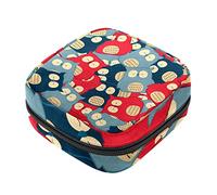 Bolsa de almacenamiento para servilletas sanitarias con diseño de búho, ojo grande, bolsa portátil para mujeres, adolescentes y niñas, bolsa de copa menstrual, soporte para almohadilla de lactancia