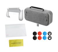 Bolsa de almacenamiento para Switch 2 + película protectora de pantalla + tapas de joystick B