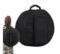 Bolsa de almacenamiento para tambor,Bolsa para tambor con correa - Bolsa de almacenamiento con cremallera para caja,Estuches de almacenamiento portátiles con bolsillo lateral para baquetas, libros de