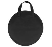 Bolsa de almacenamiento para tambores de 25,4 cm, de tela Oxford gruesa, redonda, color negro