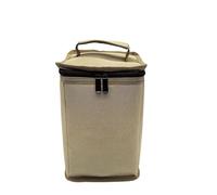 Bolsa de almacenamiento para tanques de gas de camping, funda protectora portátil para cilindro de combustible, transporte de luz de campamento, colisión para cocinar picnic, Brown, S, Portátil