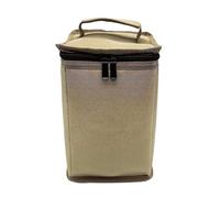 Bolsa de almacenamiento para tanques de gas de camping, funda protectora portátil para cilindro de combustible, bolsa de colisión de transporte de campamento, para luz al aire libre, Khaki, S