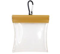 Bolsa de Almacenamiento para tee de Golf, Bolsa Transparente de 5, 1x4, 7 para Objetos de Valor con Clip Desmontable, Accesorio de Golf portátil Impermeable para Hombres y Mujeres