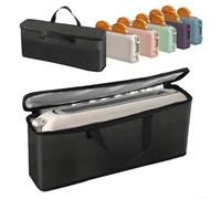 Bolsa de almacenamiento para tostadora, bolsa de almacenamiento portátil compatible con modelo Bella 2-Slice, resistente bolsa Oxford con protección contra polvo y salpicaduras, 43 x 11 x 5 cm