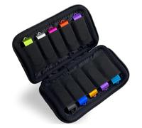 Bolsa de Almacenamiento para Unidad Flash USB, Organizador Accesorios de Electrónicos USB, Estuche Organizador de Memoria USB Portátil, Bolsa Pequeño Disco U con 10 Ranuras para Memoria USB, 1 Pieza