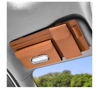 Bolsa De Almacenamiento Parasol Coche para VW T5 T6 T6.1 California Multivan Transporter T7 Multivan, Multifuncional Organizador Visera Solar Soporte para Tarjeta Gafas pañuelos,D/Brown