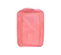 Bolsa de almacenamiento plegable portátil multifuncional impermeable para zapatos de viaje, Pink, 1 pieza