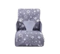 Bolsa de almacenamiento portátil 2 en 1 para silla alta, cojín elevador, para viaje, para comer al bebé, con bolsillos de almacenamiento, estrella, una pieza