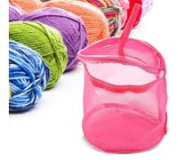 Bolsa de Almacenamiento Portátil, Bolsa de Almacenamiento Malla Cilindro Nylon/Tejida nylon: Disfrute la Comodidad Tomar su Tejido, Adecuado para Viajar, Excelente Herramienta Auxiliar para Evitar