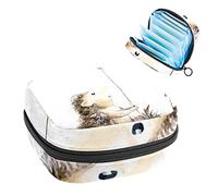 Bolsa de almacenamiento portátil con diseño de erizo para servilletas sanitarias, Varios colores, 4.7x6.6x6.6 in/12x17x17 cm