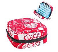 Bolsa de almacenamiento portátil con diseño de Torre Eiffel de París, bolsa de almacenamiento para servilletas sanitarias, Varios colores, 4.7x6.6x6.6 in/12x17x17 cm