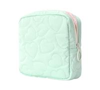 Bolsa de almacenamiento portátil de color caramelo, accesorio para el hogar para una fácil organización de artículos de papelería, cosméticos y más en camino, Green
